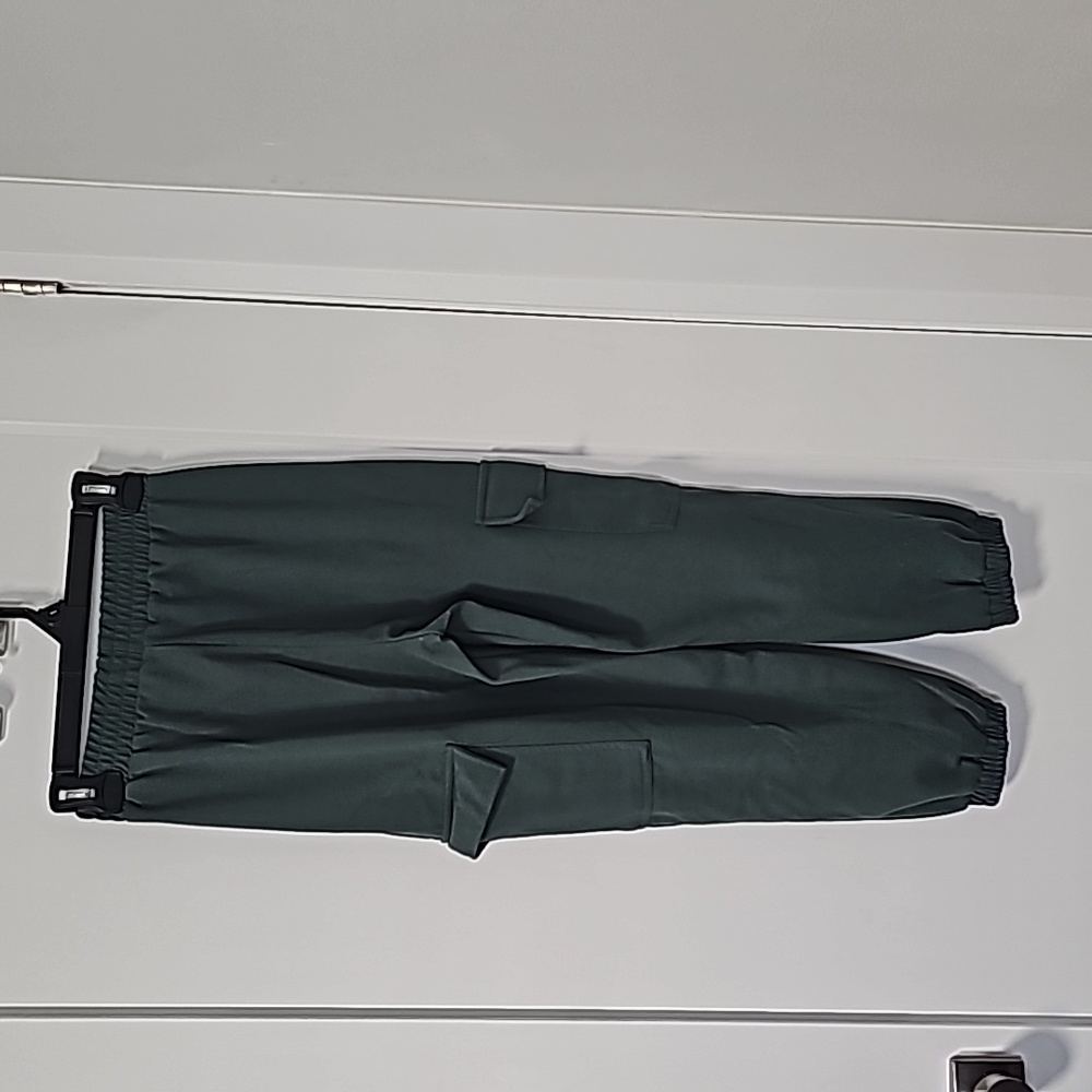 Girls Green cargo dress pants